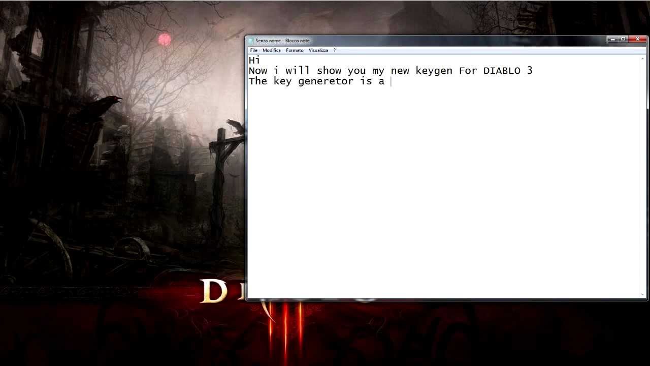 Download Diablo 3 Activation Code Generator Free